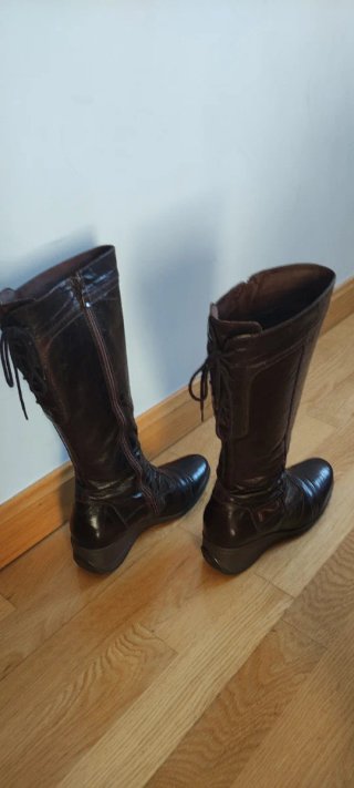 Botas de piel mujer