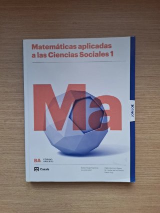 Matemáticas aplicadas a las Ciencias Sociales 1 BA