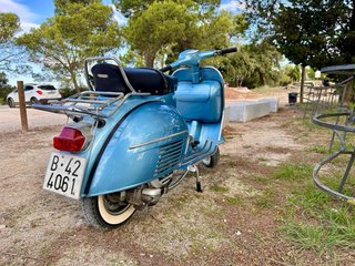 Vespa Sprint Azul