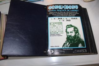 1 tomo revista antigua de ajedrez ocho x ocho