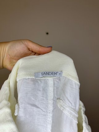 Pantaloni in lino bianchi