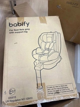 Silla Coche Babify Bebe Grupo 0 1 2 3 Isofix