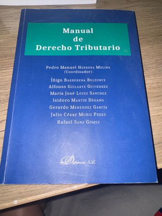 Manual de Derecho Tributario