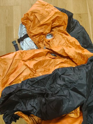 Funda Moto Impermeable Negro y Naranja XXL