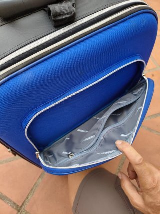 Maleta grande American azul