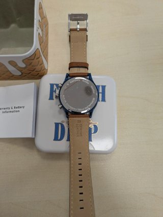 Reloj Fossil Analógico Esfera Azul.
