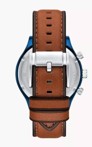 Reloj Fossil Analógico Esfera Azul.