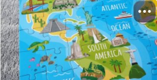 Puzzle Educa 150 piezas Mapa Mundo Infantil