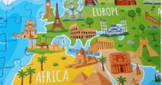 Puzzle Educa 150 piezas Mapa Mundo Infantil
