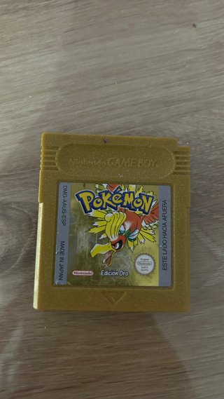 Pokemon Edición Oro Game Boy DMG-AAUS-ESP