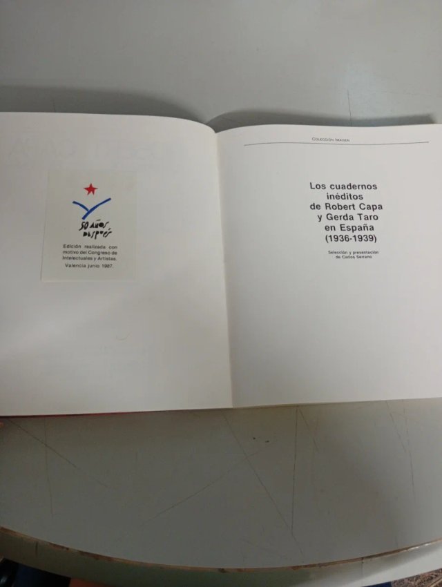 Robert Capa Cuadernos de guerra en España