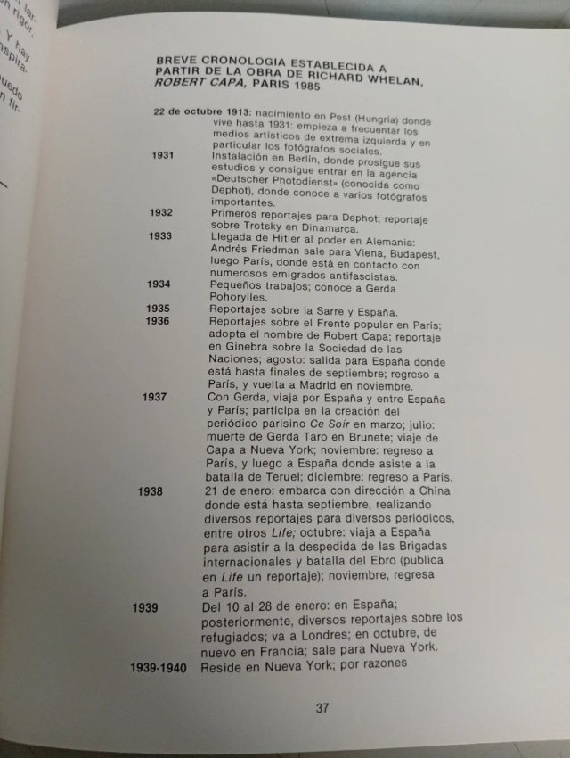 Robert Capa Cuadernos de guerra en España