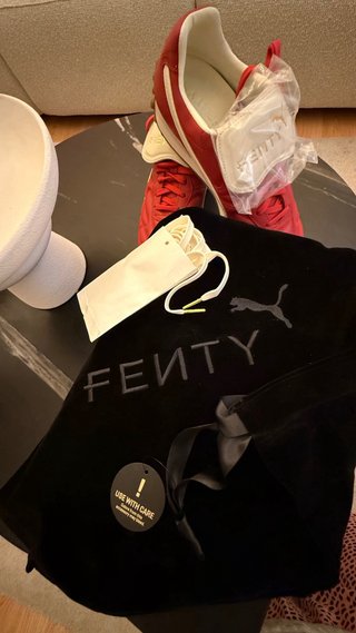 Zapatillas Puma Fenty Rojo Dorado