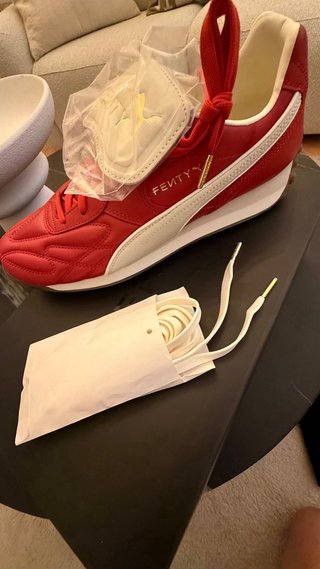 Zapatillas Puma Fenty Rojo Dorado