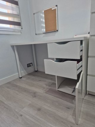 Escritorio blanco 3 cajones