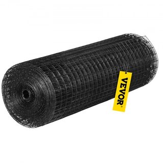 Malla de Hardware, 24" x50' y Tamaño de Malla de 1"x1", Alambre Soldado de Acero Galvanizado Recubierto de Vinilo de 16 Gauge con Un Cortador y Un Par de Guantes de Tela, para Cercas de Jardín y R...