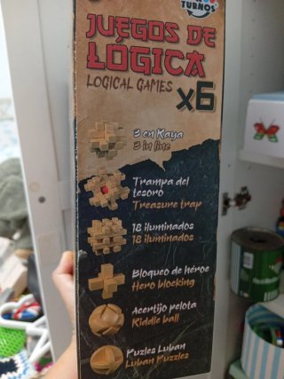 Juego de Lógica 3D x6 Puzzles