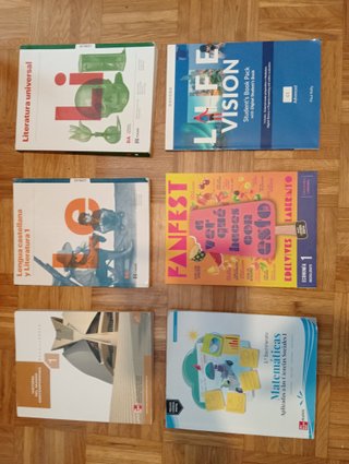 LIBROS - 1º BACHILLERATO