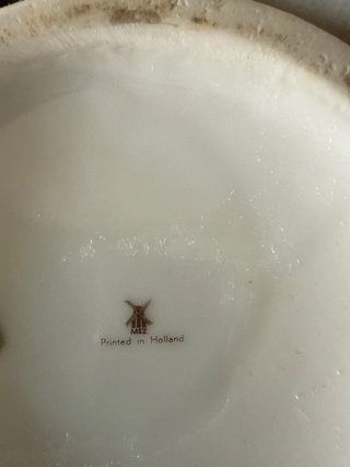 Jarrón de porcelana azul y blanco