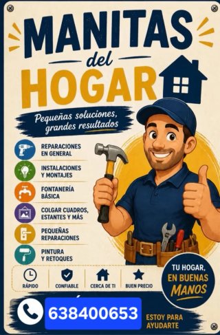 Manitas a domicilio. Para hoy mañana es tarde.