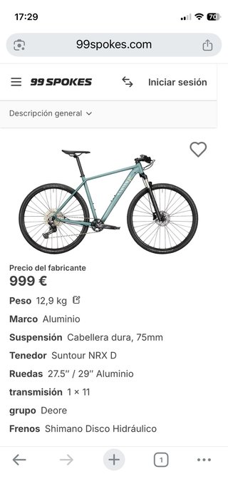 Bicicleta Canyon Pathlite 5 Verde 2022