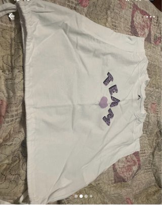 Camiseta niña TEAM con corazón