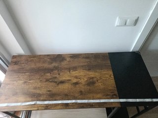 Escritorio madera y metal