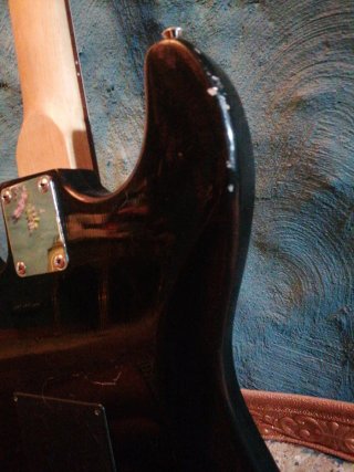Guitarra Eléctrica Negra