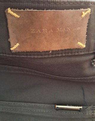 Pantalón slim fit Zara verde oliva Talla M