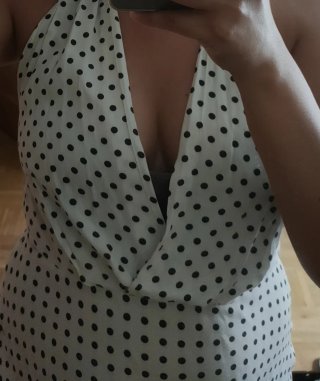 Vestido lunares Zara
