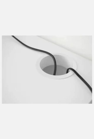 Escritorio Ikea blanco con cajón