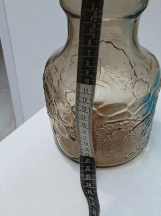 Coppia Caraffe Vintage Vetro Made in Italy