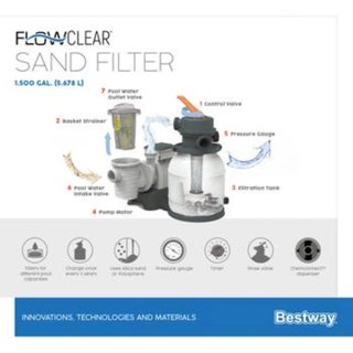 Depuradora de arena 58495 3785L/h BESTWAY