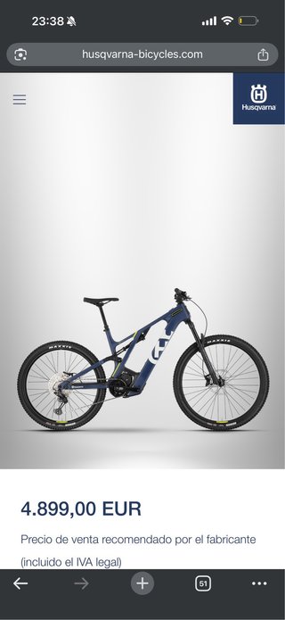 Ebike- Husqvarna Light Cross LC6 de CARBONO.