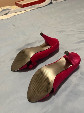 Zapatos tacón rosa fucsia