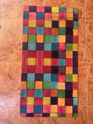 Alfombra de madera 1.80 x 2.50