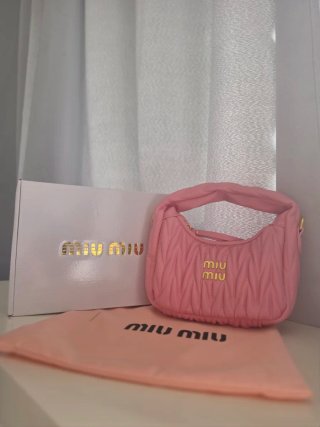 Bolso Miu Miu Rosa Matelassé