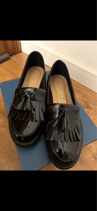 Mocasines charol Marypaz negros numero 39