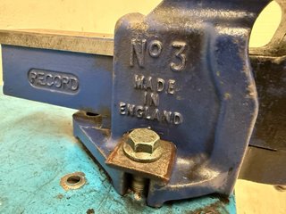 Banco de trabajo taller azul
