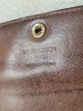 Bolso Louis Vuitton Marrón Cadena Dorada
