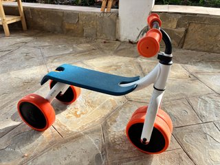 Bici de aprendizaje 3 ruedas naranja