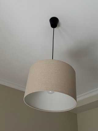 Lámpara de techo colgante beige