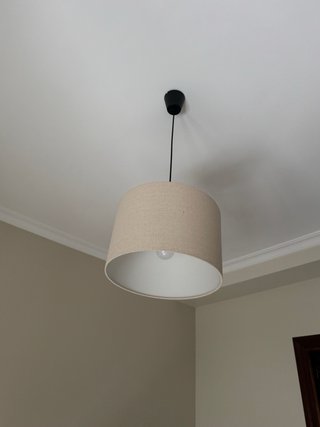 Lámpara de techo colgante beige