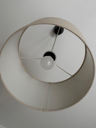 Lámpara de techo colgante beige