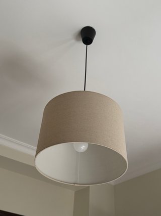 Lámpara de techo colgante beige