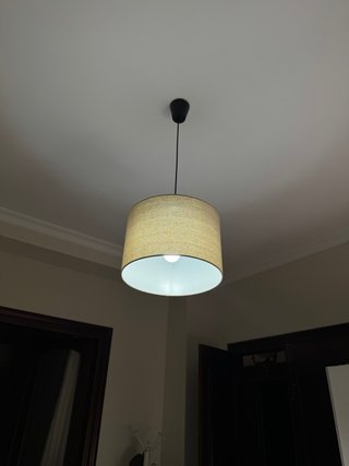 Lámpara de techo colgante beige