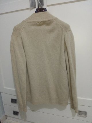 Cárdigan beige de punto