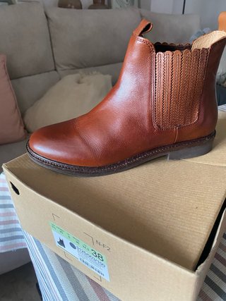 Botas de cuero mujer talla 38