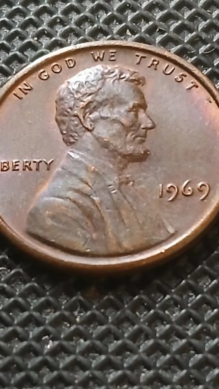 Moneda 1969 Lincoln Liberty In God We Trust