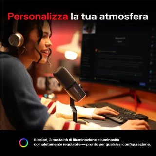 Maono PD100W microfono wireless gaming podcast
